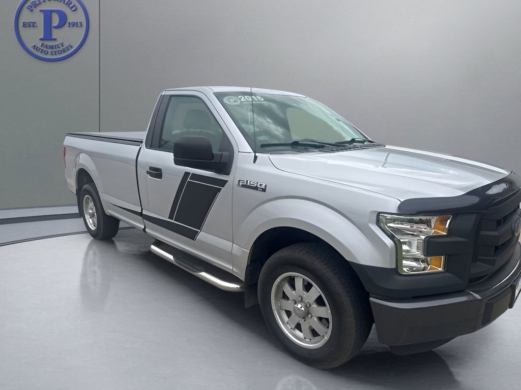 2016 Ford F-150 XL in Silver — front three-quarter view